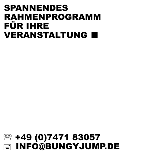 Spannendes Rahmenprogramm für Ihre Veranstaltung